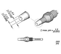 D530005 soldering tip: for desoldering devices 3.4x1.5mm JBC TOOLS