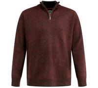 D555 1/4 Zip Sweatshirt Long Sleeve Top Plus Size Mens Jumper 2-6XL CRAMLINGTON (UK, Alpha, 3XL, Plus, Regular, Burgundy)