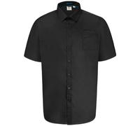 D555 Aeron Easy-Iron Kingsize Short-Sleeved Shirt Duke Clothing Black 10XL