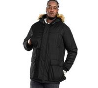 D555 Big & Tall Lovett Parka Jacket - Men's Black, 5XL, (KS13382)