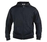 D555 Big & Tall Rockford Cantor Zip Through Hoodie - Men's Black
