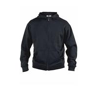 D555 Big & Tall Rockford Cantor Zip Through Hoodie - Men's Black