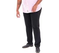 D555 Black Stretch Trousers - Men's