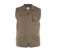 D555 BY DUKE KINGSIZE MENS HUNTING WAISTCOAT MULTI POCKET GILET 2XL-8XL KS13808 (Walnut, 4XL)