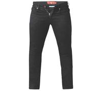 D555 Claude Stretch Stretch Kingsize Jeans Duke Clothing Black 40XL
