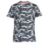 D555 Duke Big Mens Camouflage T-Shirt Storm Grey 2XL 3XL-6XL 7XL 8XL KS16427
