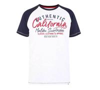 D555 Duke Big Mens Printed T-Shirt Raglan Sleeve 2XL 3XL 4XL 5XL 6XL (601133)