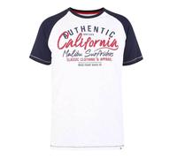 D555 Duke Big Mens Printed T-Shirt Raglan Sleeve 2XL 3XL 4XL 5XL 6XL (601133)
