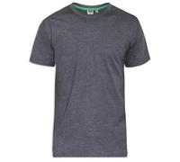 D555 Duke Mens Flyers Cotton Crew Neck T-Shirt - Charcoal - XXL