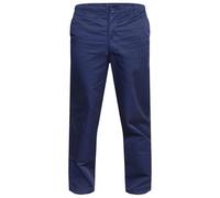 D555 Duke Mens Kingsize Basilio Full Elastic Waist Rugby Trousers with Draw Cord Navy 34 Waist Regular Leg (08)