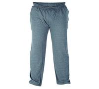 D555 Duke Mens Kingsize Joggers Pants Elasticated Open Hem Jogging Bottoms Grey 6XL (Rory)