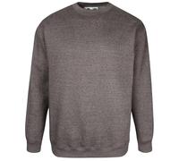 D555 Duke Mens Kingsize Sweatshirt Full Sleeve Crew Neck Plain Grey 8XL (Sweat)