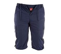 D555 Duke Mens Mason Cargo Capri Pants - Navy - 3XL