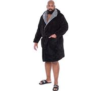D555 Duke New Quay Super Soft Dressing Gown Black - 7XL
