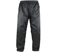 D555 Elba Packaway Rain Over Trouser - Black - 5XL