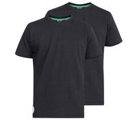 D555 Fenton Kingsize T-Shirt Pack of 2 Duke Clothing Black 4XL
