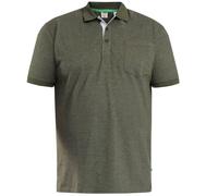 D555 Grant Pique Polo Shirt with Pocket - Khaki