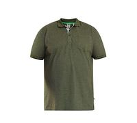 D555 Khaki Basic Polo Shirt - Men's, Green, 3XL