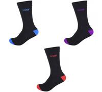 D555 LARGE MENS KINGSIZE COTTON RICH LUXURY SOCK 3 PAIR PACK 11/13 14/16 KS23112 (11/13)