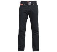D555 London Mario Bedford Cord Trousers Duke Clothing Black 48XL