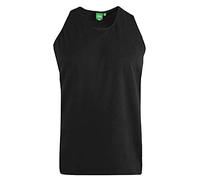 D555 Mens Adults Fabio Plain Muscle Vest Black 4XL