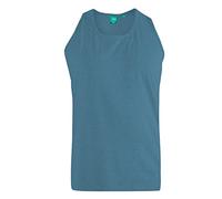 D555 Mens Adults Fabio Plain Muscle Vest Teal 7XL