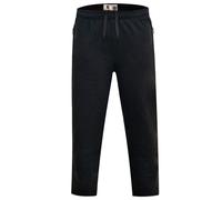 D555 Men's Albert Rockford Open Hem Kingsize Jogging Bottoms in Black | Size: 8XL D555 Black 8XL