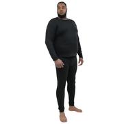 D555 Men's Boston Kingsize Long Johns in Black | Size: 2XL D555 Black 2XL