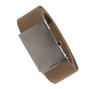 D555 Men's Edward Webbing Waist Belt in Khaki | Size: 8XL D555 Khaki 8XL