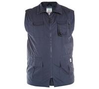 D555 Men's Enzo Multi Pocket Kingsize Hunting Waistcoat in Navy | Size: 3XL D555 Navy 3XL