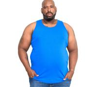 D555 Men's Fabio 2 Kingsize Tank Top in Blue | Size: 4XL D555 Blue 4XL