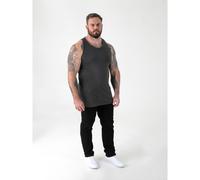D555 Men's Fabio 2 Kingsize Tank Top in Charcoal | Size: 8XL D555 Charcoal 8XL