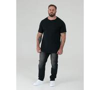D555 Men's Fenton Kingsize T-Shirt Pack of 2 in Black | Size: 5XL D555 Black 5XL