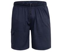 D555 Men's John Cotton Lightweight Kingsize Cargo Shorts in Navy | Size: 4XL D555 Navy 4XL