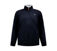 D555 Men's JOHNSON Zip Through Sweatshirt In Fleece For Men in Navy | Size: 3XL D555 Navy 3XL