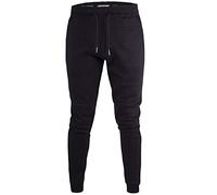 D555 Men's Kingsize Brandon Cuffed Joggers Black 5XL Black