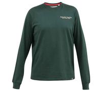 D555 Men's Lincoln Long Sleeve Front and Back Printed T-Shirt in Green, 6XL