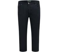 D555 Men's London Balfour Elasticated Waist Kingsize Jeans in Black | Size: 58L D555 Black 58L