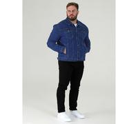 D555 Men's London Trucker Western Denim Kingsize Jacket in Light Stone | Size: 7XL D555 Light Stone 7XL