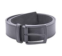 D555 Men's Ozzy Matte Bonded Leather Belt in Black | Size: 44R D555 Black 44R