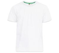 D555 Men's Premium Weight Combed Cotton Tee Flyers in White 4XL