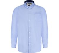 Duke Mens D555 Richard Oxford Kingsize Long-Sleeved Shirt - Sky Blue - Sky Blue - 4XL