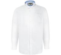 D555 Richard Oxford Kingsize Long-Sleeved Shirt Duke Clothing White 8XL
