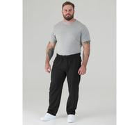D555 Men's Rory Fleece Lightweight Kingsize Jogging Bottoms in Black | Size: 7XL D555 Black 7XL
