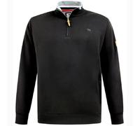 D555 Men's Russel Embroidered Logo Fleece Kingsize Sweatshirt in Black | Size: 4XL D555 Black 4XL