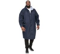 D555 Mens Webber Big Tall Plus Size Beach Hooded Changing Robe - Navy - 3XL