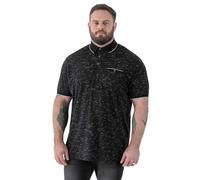 D555 Murray- All Over Printed Short Sleeve Polo Shirt for Men in Blue, 2XL-8XL