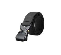 D555 Tactical Stretch Webbing Belt Kingsize Heavy Duty Quick Release Buckle Dale (Black, 8XL)