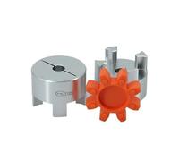 D55L78 Four Jaws Aluminum Plum Flexible Coupling electronic starter Shaft Connector Inner Dia 14-38mm For Large CNC Ballscrew Coupler Router IINKUEYK(26mm to 28mm)