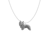D6 Yorkshire Terrier PENDENT REAL 925 sterling silver Necklace Handmade 20 inch chain with prideindetails gift box
